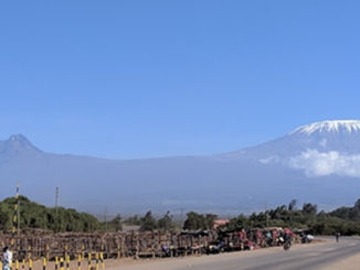 View of Kilimanjaro from Oloitokitok