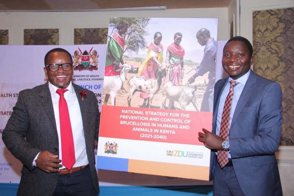 Dr. Mark Nanyingi and Dr. Athman Mwatondo (ZDU and EAB member for HORN)